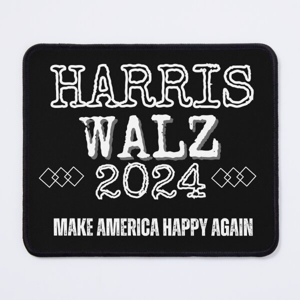 Item preview, Harris/Walz 2024 Make America Happy Again Save Democracy Political Design designed and sold by EarthArtDesigns.