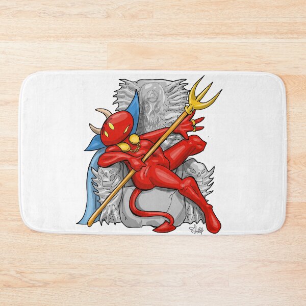 Item preview, Cartoon devil on throne designed and sold by Pittstop.
