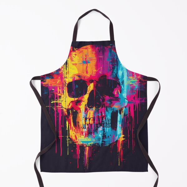 Item preview, “CyberSkull Glitch: Vector Design” designed and sold by Art-Vortex-fr.
