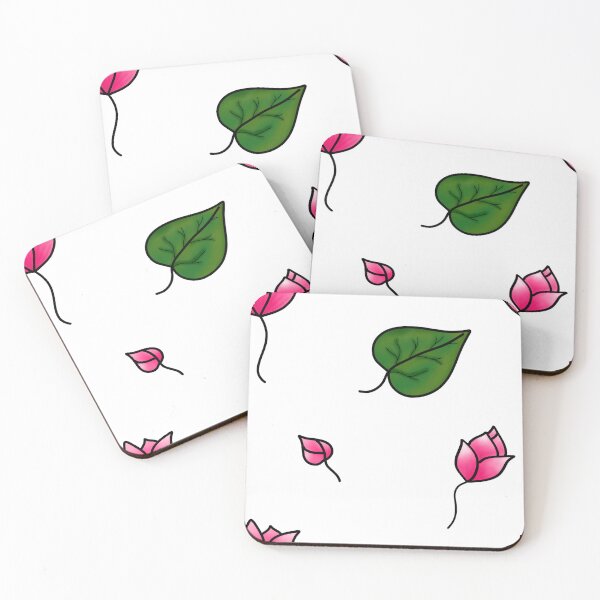Item preview, Pink lotus and leaf designed and sold by SP-Tonmai.