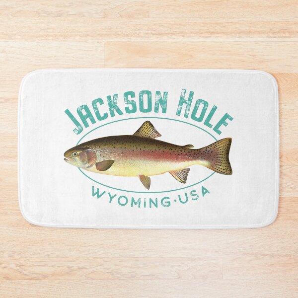 Item preview, Jackson Hole Wyoming Trout Fishing Design designed and sold by Futurebeachbum.