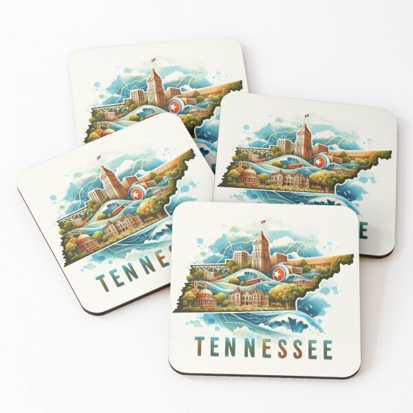Item preview, TENNESSE United States of America, artistic shape designed and sold by Margival.