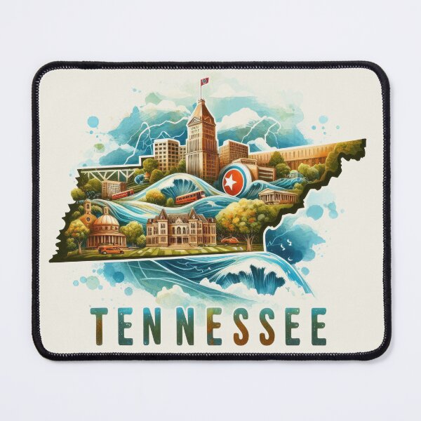 Item preview, TENNESSE United States of America, artistic shape designed and sold by Margival.