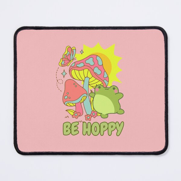 Item preview, Be hoppy kawaii frog and mushroom designed and sold by Britishdelights.