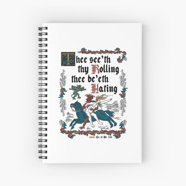 Item preview, They See Me Rollin - Vintage English Medieval Manuscript designed and sold by Nemons.