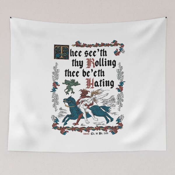 Item preview, They See Me Rollin - Vintage English Medieval Manuscript designed and sold by Nemons.