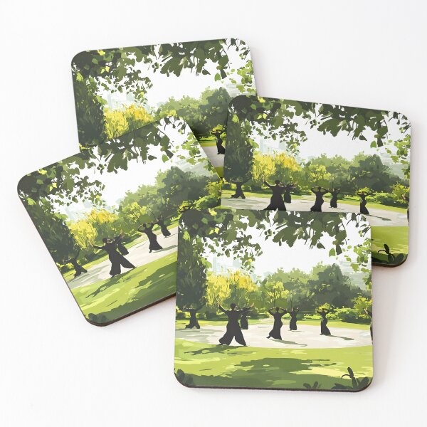 Item preview,  Tai Chi Practice in Park designed and sold by Alin Richard Iovănuț.