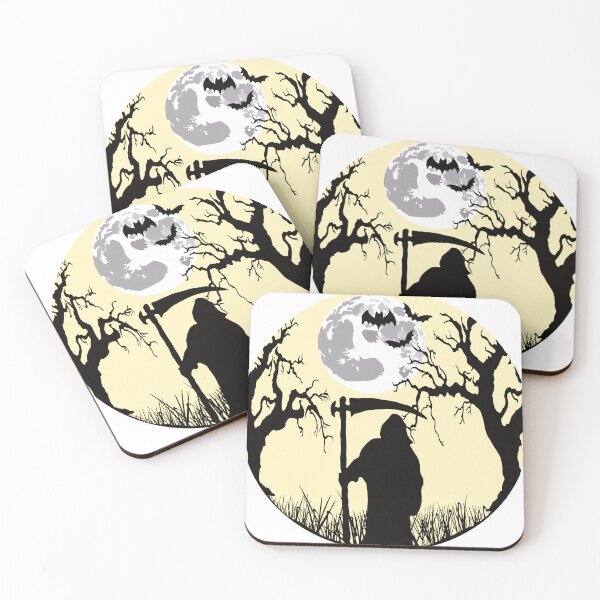 Item preview, Grim Reaper in the field at full moon. designed and sold by MiPa78.