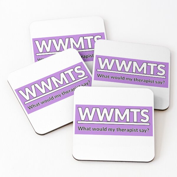 Item preview, What would my therapist say PURPLE designed and sold by IHCounselling.