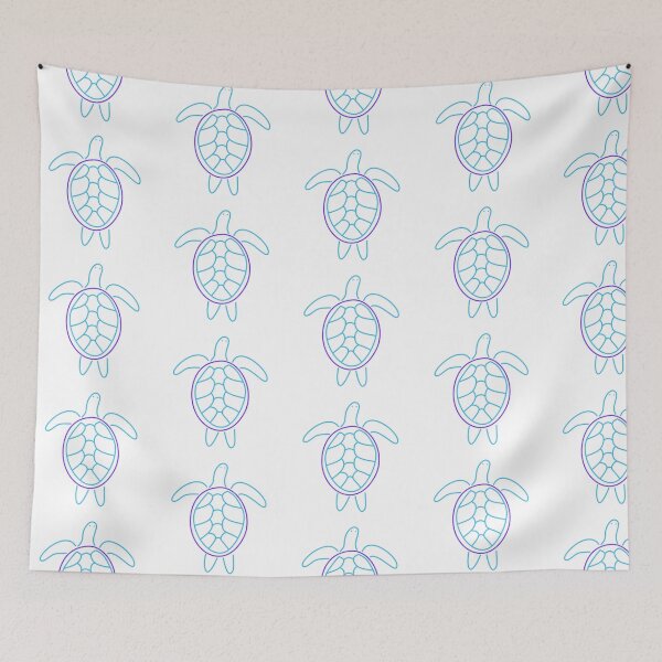 Item preview, Zero Turtle in Blue designed and sold by TessaPeartree.