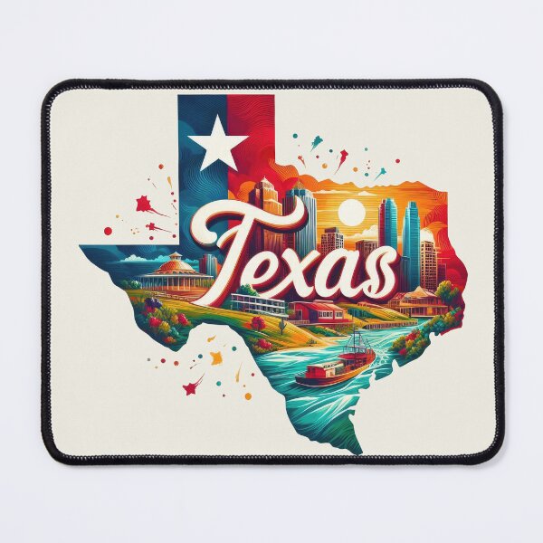 Item preview, TEXAS United States of America, artistic shape designed and sold by Margival.