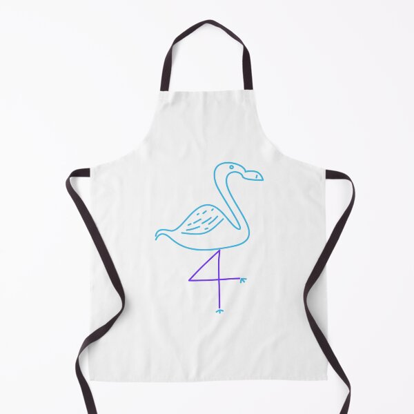Item preview, Four Flamingo in Blue designed and sold by TessaPeartree.