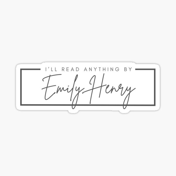 Artikel-Vorschau von Ich lese alles von Emily Henry, designt und verkauft von Certon Homes.