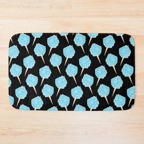 Item preview, Blue Cotton Candy Pattern - Black designed and sold by Kelly  Gilleran.