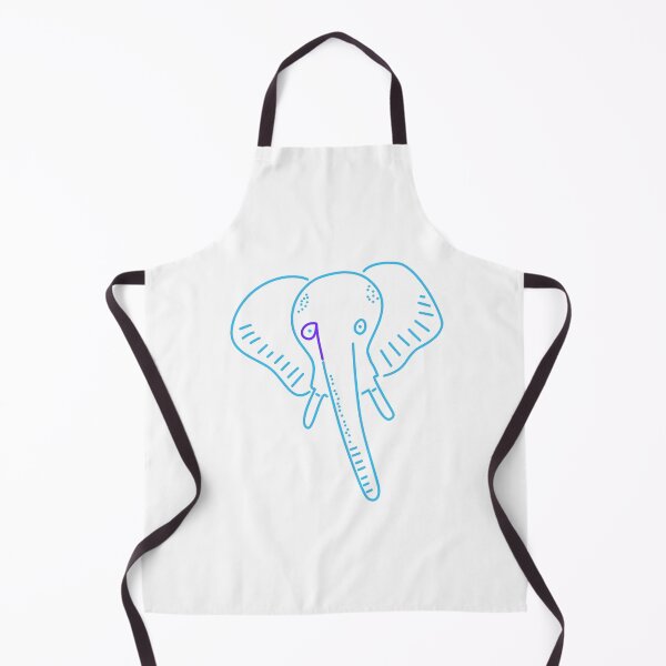 Item preview, Nine Elephant in Blue designed and sold by TessaPeartree.