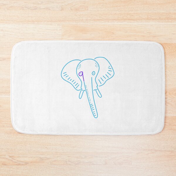 Item preview, Nine Elephant in Blue designed and sold by TessaPeartree.