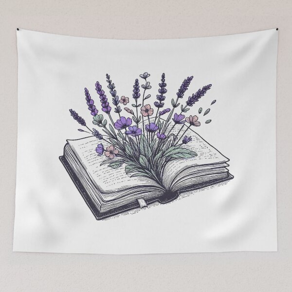 Item preview, Open Book with Flowers: A Garden of Bookish Delights designed and sold by zzz888.