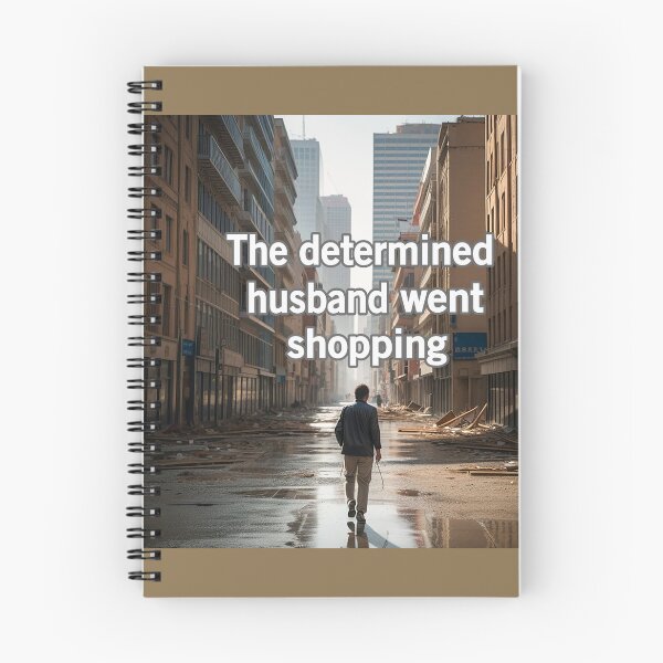 Item preview, The Determined Husband Went Shopping designed and sold by Surreallytee.