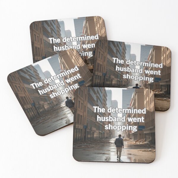 Item preview, The Determined Husband Went Shopping designed and sold by Surreallytee.