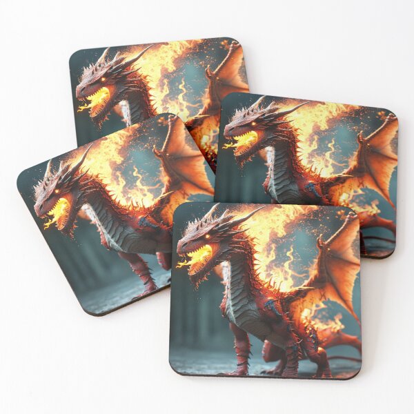 Item preview, Dragon's Fiery Soul  breathing fire designed and sold by Expressions-Sel.