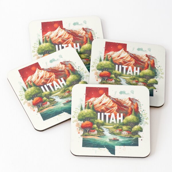 Item preview, UTAH United States of America, artistic shape designed and sold by Margival.