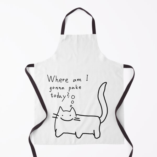Item preview, Autistic cat, where am I gonna puke today? designed and sold by kitty-kingdom.