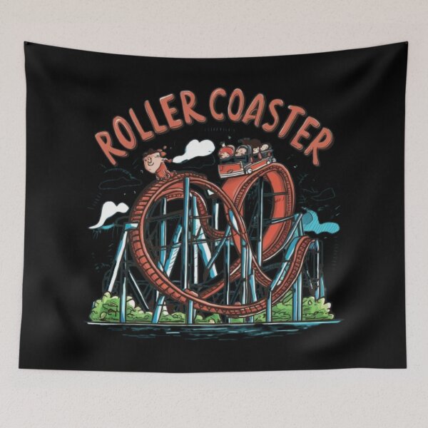 Item preview, Rollercoaster cartoon  designed and sold by IdeaND.