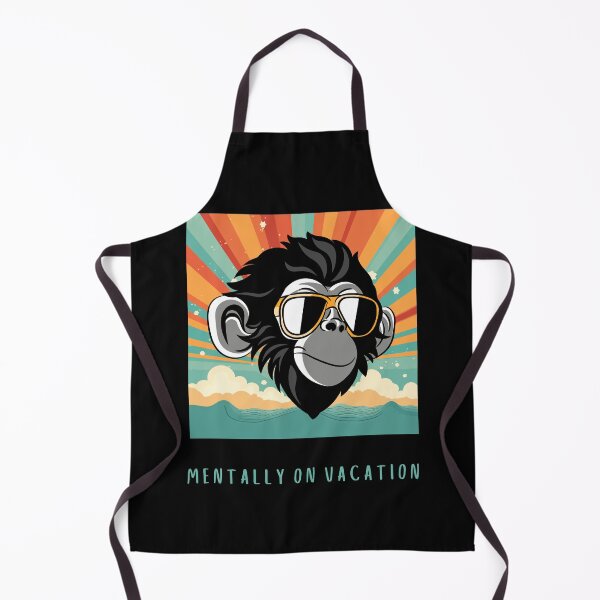 Item preview, Mentally On Vacation, Cool Gorilla designed and sold by Shalinistudio.