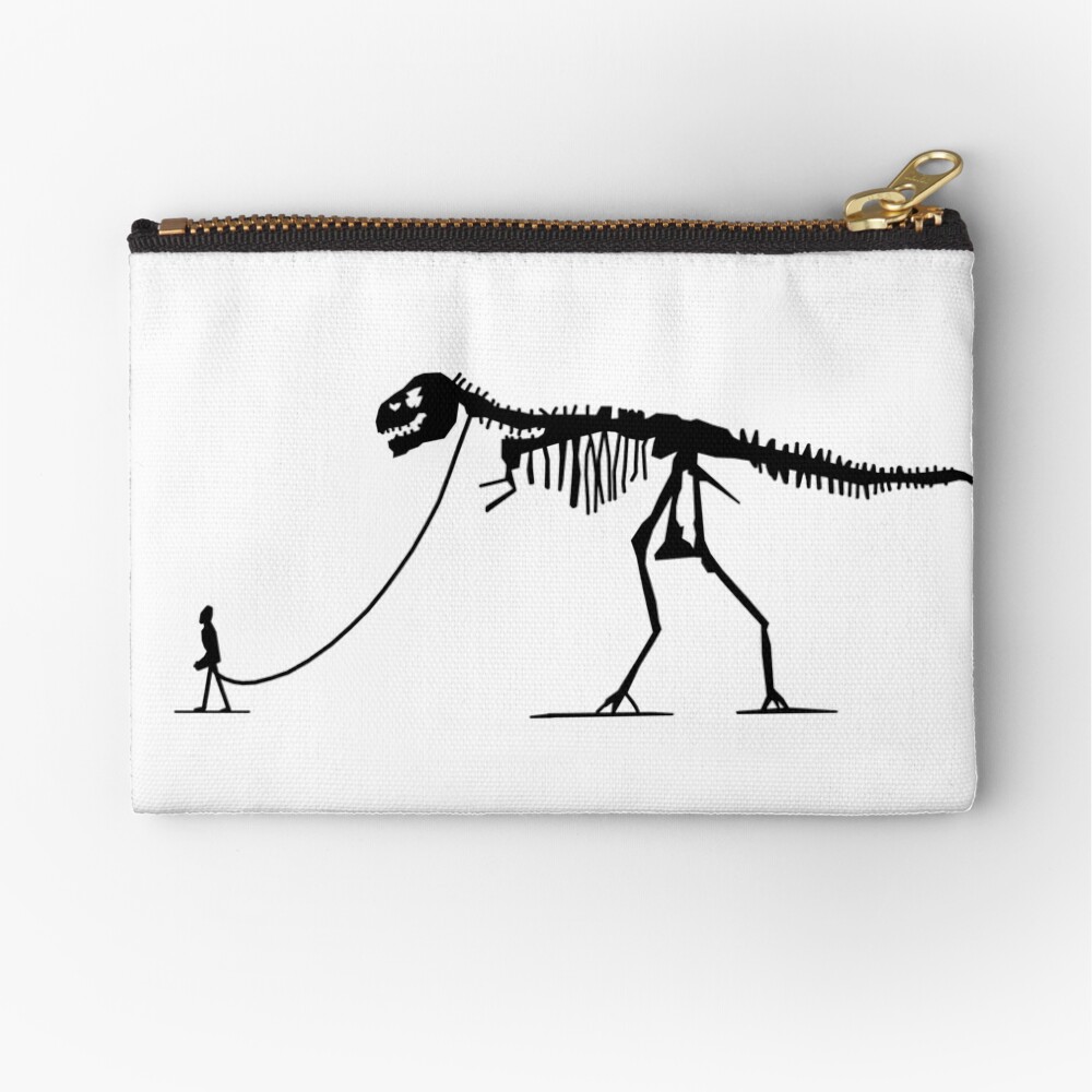 t rex on a leash