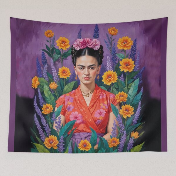 Item preview,  Frida Kahlo Flowers   Lavender designed and sold by TeeARTHY.