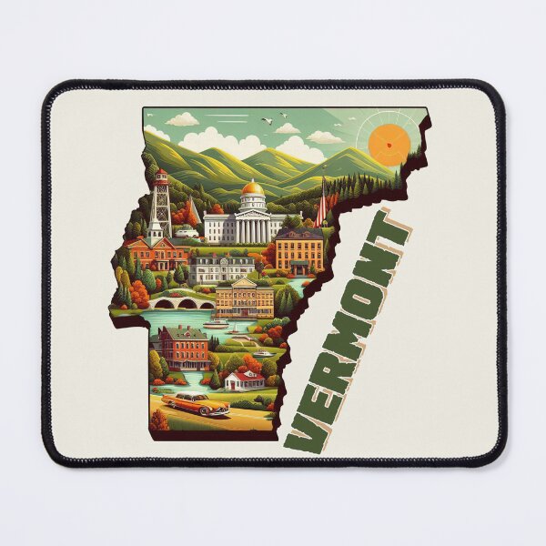 Item preview, VERMONT United States of America, artistic shape designed and sold by Margival.