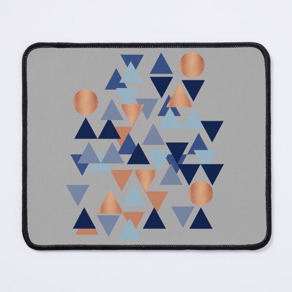 Item preview, Colorful triangles with copper accents designed and sold by Daisy-83.