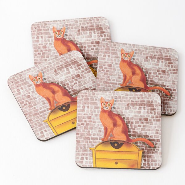 Item preview, Cat on the postbox designed and sold by Salomėja Misė.