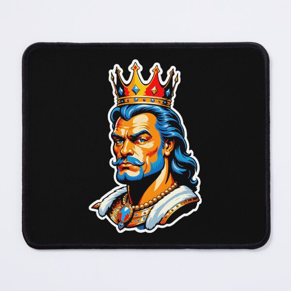 Item preview, Illustration of a regal crowned man designed and sold by artwaves.
