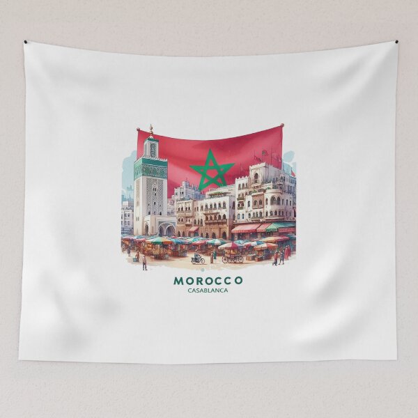 Item preview, Moroccan Morocco North Africa Casablanca designed and sold by erkinmaddison.