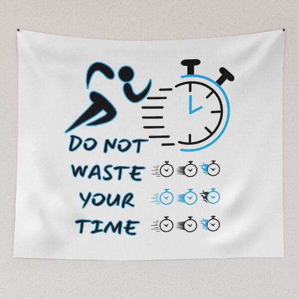 Item preview, DO NOT WASTE YOUR TIME designed and sold by stickersrafisa.