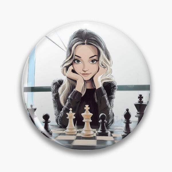 Item preview, Anna Cramling Fan Art Cartoon designed and sold by GambitChess.