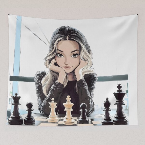 Item preview, Anna Cramling Fan Art Cartoon designed and sold by GambitChess.