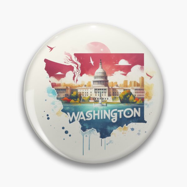 Item preview, WASHINGTON United States of America, artistic shape designed and sold by Margival.