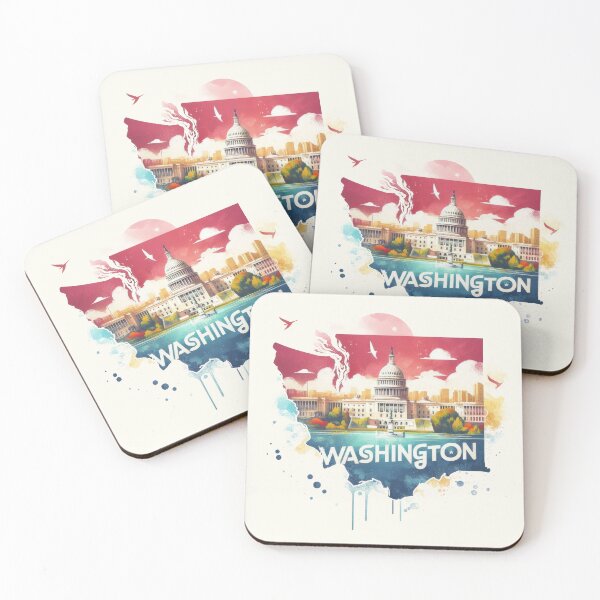 Item preview, WASHINGTON United States of America, artistic shape designed and sold by Margival.