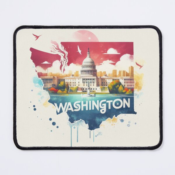 Item preview, WASHINGTON United States of America, artistic shape designed and sold by Margival.