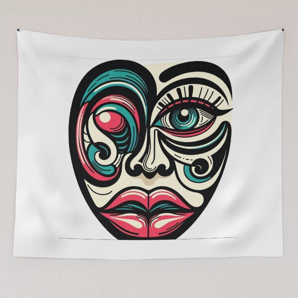 Item preview, Abstract face designed and sold by jhojho.