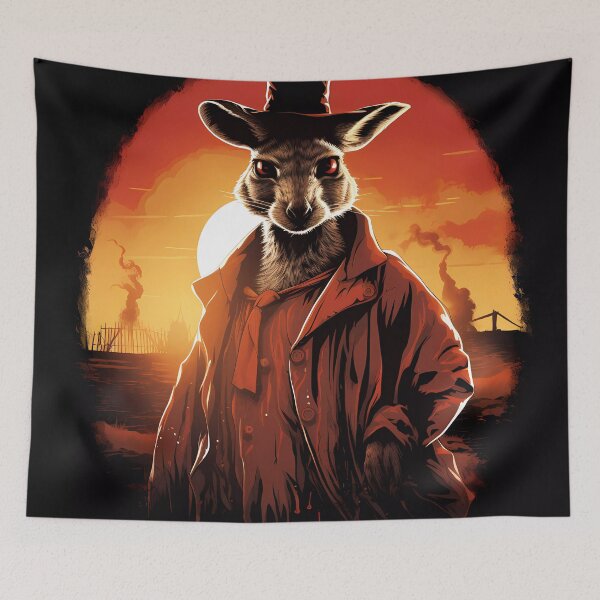 Item preview, "Wild West Kangaroo" designed and sold by Art-Vortex-fr.