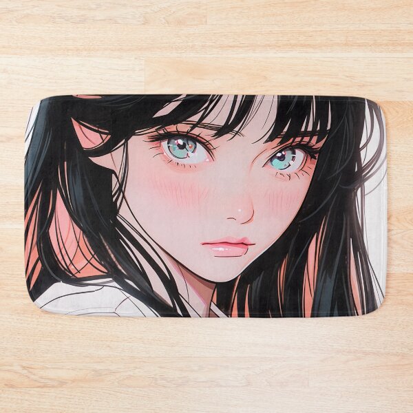 Item preview, Soft Intense Gaze Anime Girl designed and sold by bubblegoth.