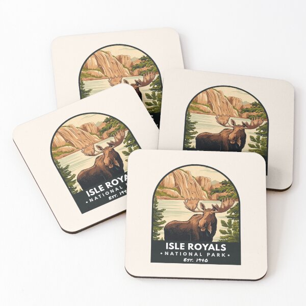 Item preview, Isle Royale National Park, Vintage travel designed and sold by PinkandP.
