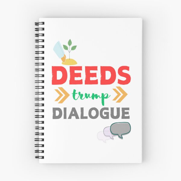 Item preview, Deeds trump dialogue designed and sold by rajenrishi.