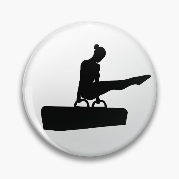 Item preview, Gymast on gymnastics beam designed and sold by OlvadDesigns.