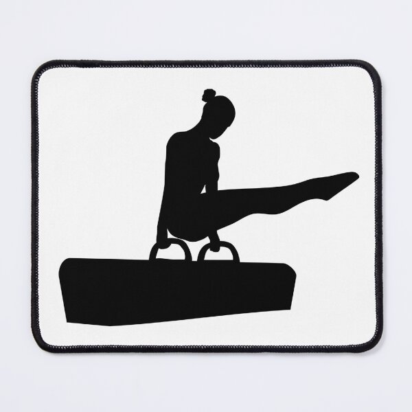 Item preview, Gymast on gymnastics beam designed and sold by OlvadDesigns.