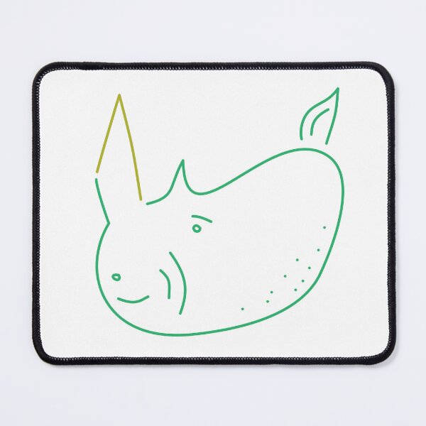 Item preview, One Rhino in Green designed and sold by TessaPeartree.