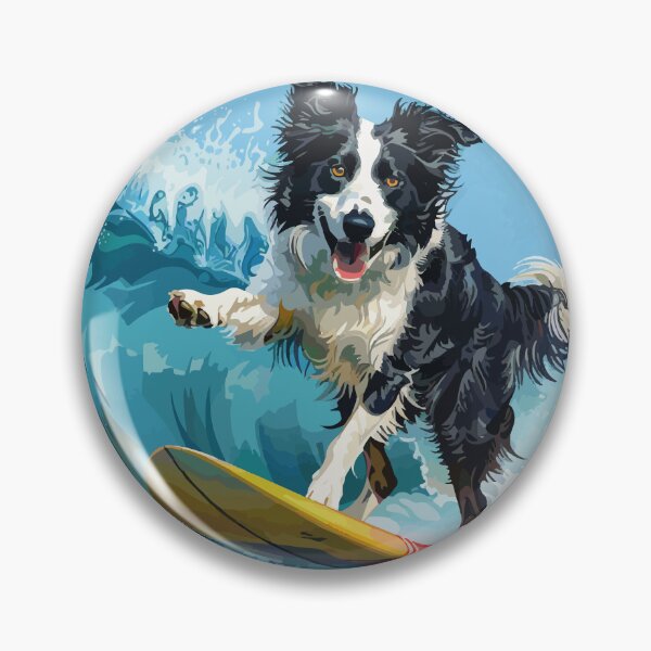 Item preview, Surfing Border Collie designed and sold by VelvetRoom.